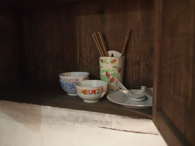 旧厨房的一角