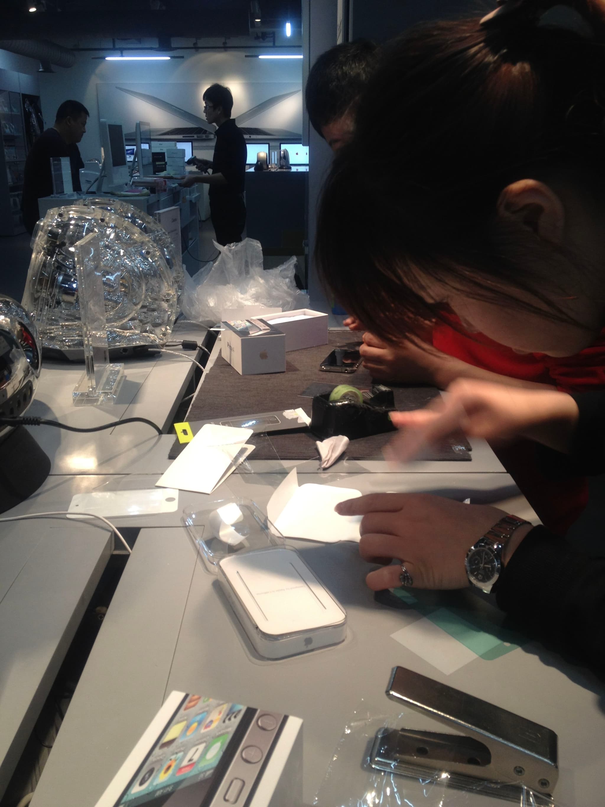 iPhone 4S购买现场